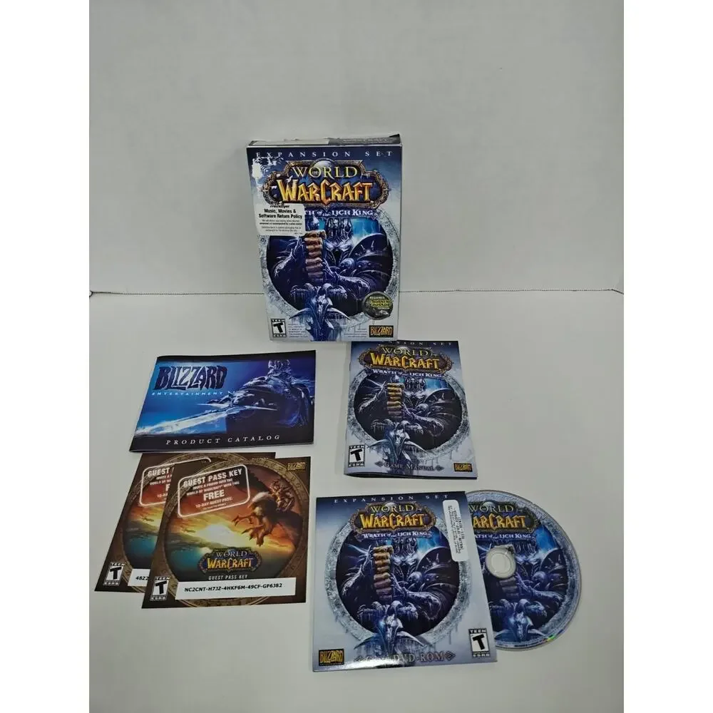 World of Warcraft: Wrath Of The Lich King Expansion Set PC Gaming Game In Box